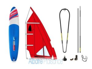 pack windsurfer lt racing voile rouge albatre plaisance le havre