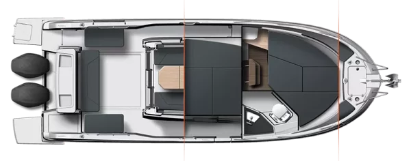 Barracuda 9 Plan interieur