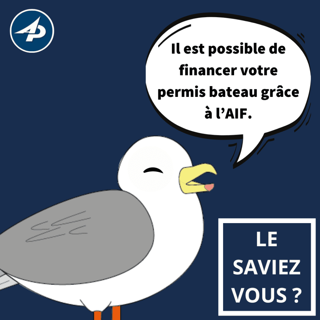 Il est possible de financer votre permis bateau grâce à lAIF