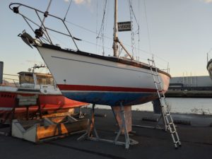 Dufour 3800 voilier occasion Albatre Plaisance normandie babord avant