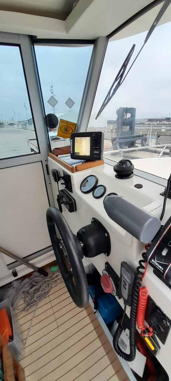 Ocqueteau Ostrea 600 bateau occasion Albatre Plaisance Normandie 5