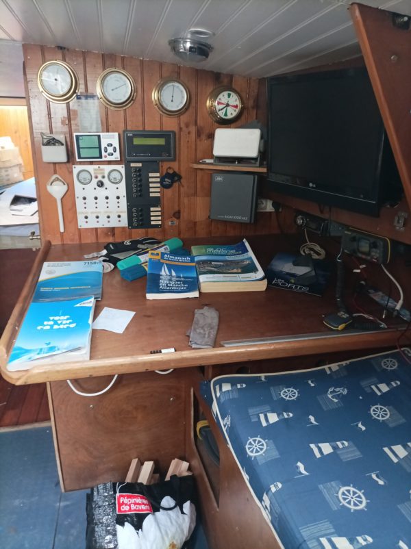 Voilier acier plan caroff occasion albatre plaisance normandie 14