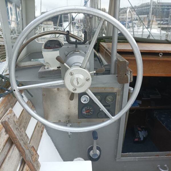 Voilier acier plan caroff occasion albatre plaisance normandie 17