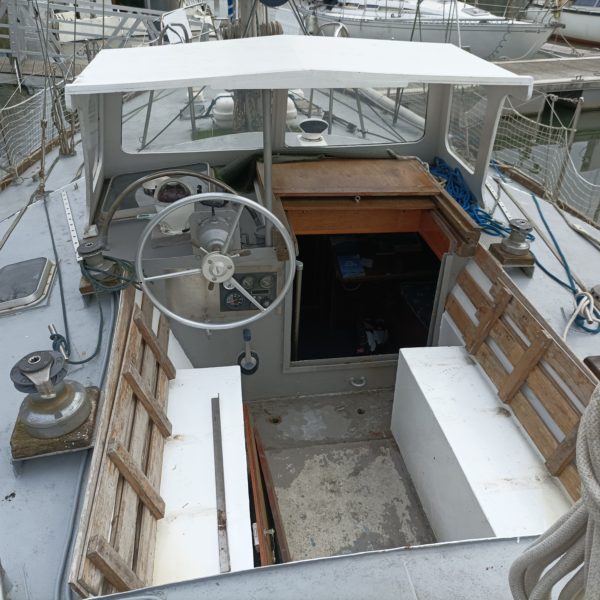 Voilier acier plan caroff occasion albatre plaisance normandie 19