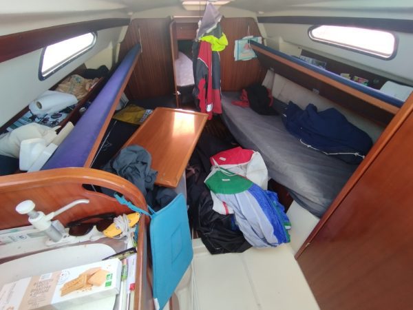 Dehler 25 cruising voilier occasion Albatre Plaisance Normandie carré