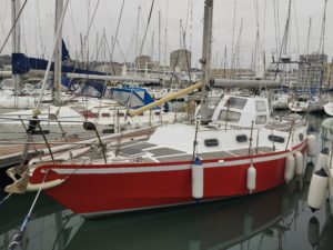 Voilier Arche coque acier occasion Albatre Plaisance Normandie 1