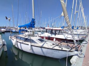 Brise de mer 28 voilier aluminium occasion Albatre Plaisance Normandie 1