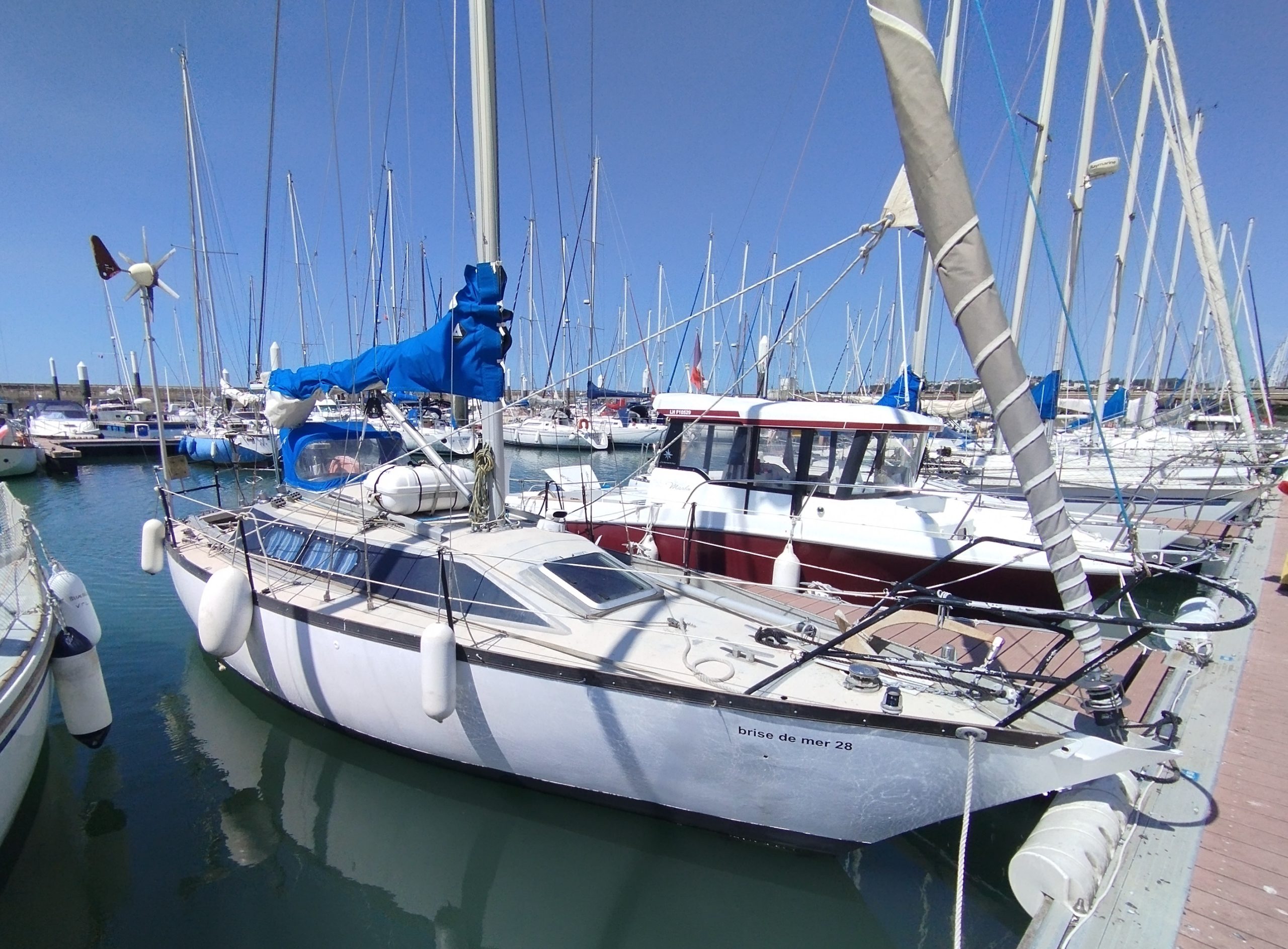 Brise de mer 28 voilier aluminium occasion Albatre Plaisance Normandie 1