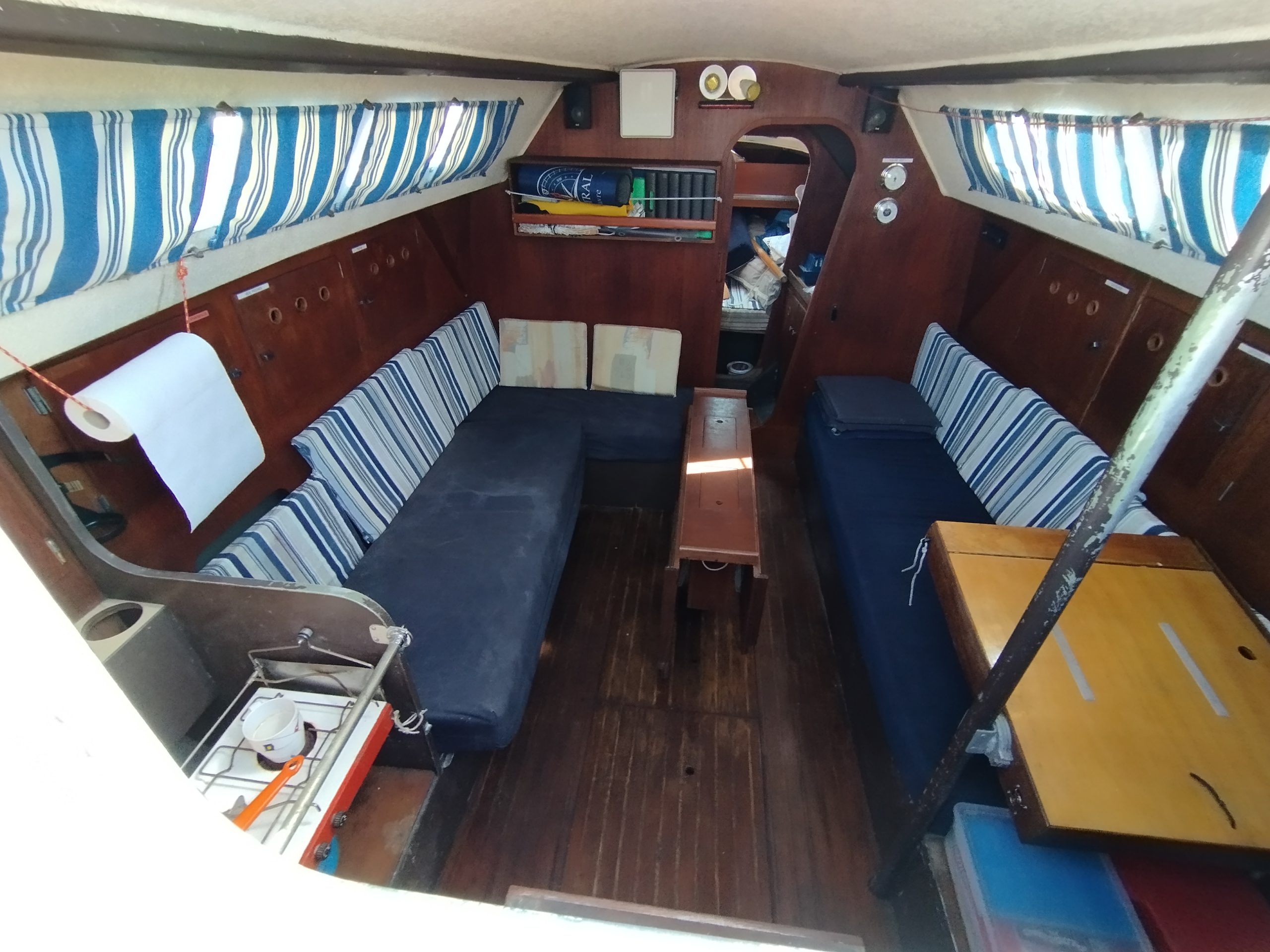 Brise de mer 28 voilier aluminium occasion Albatre Plaisance Normandie 13