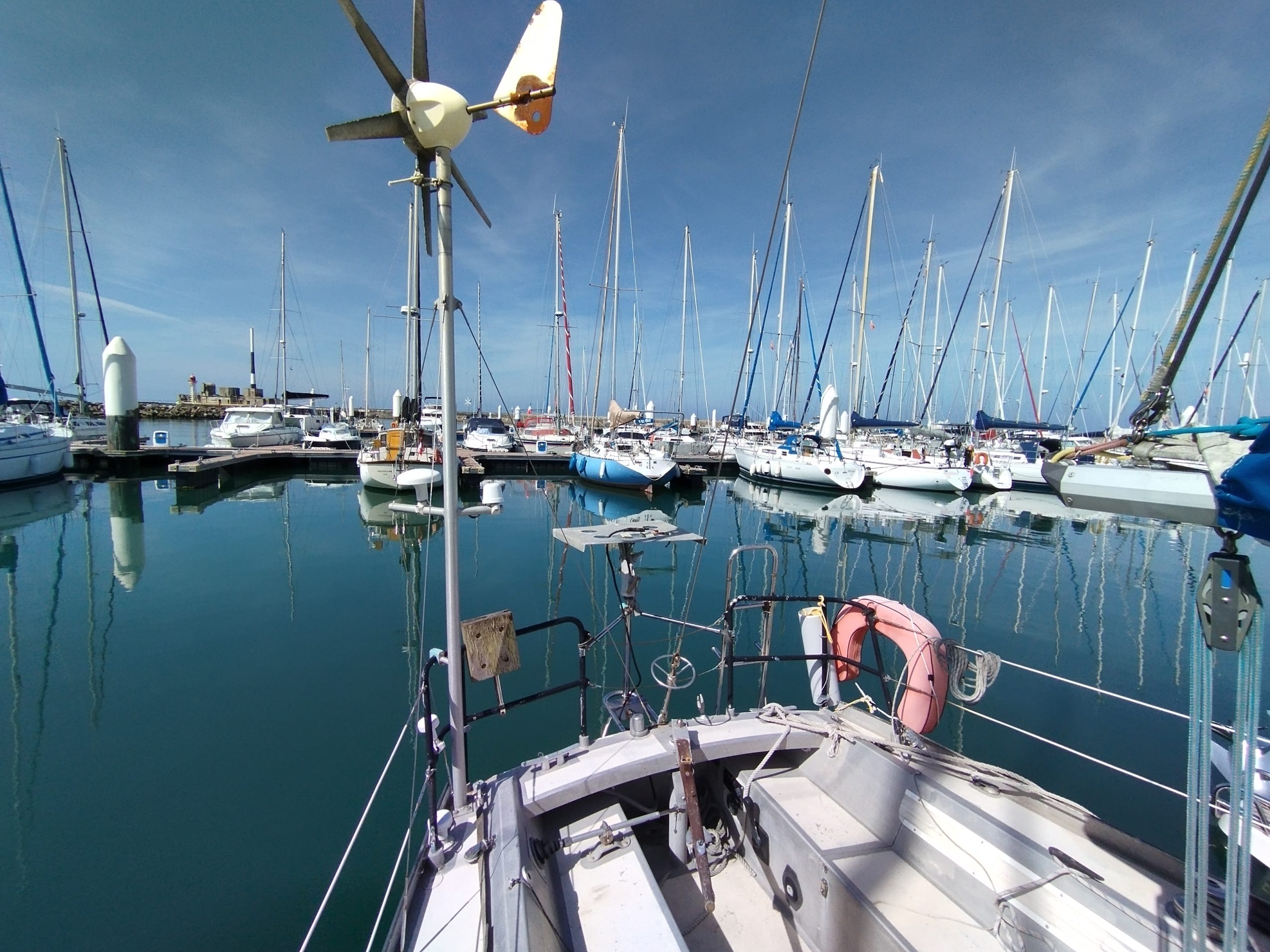 Brise de mer 28 voilier aluminium occasion Albatre Plaisance Normandie 17