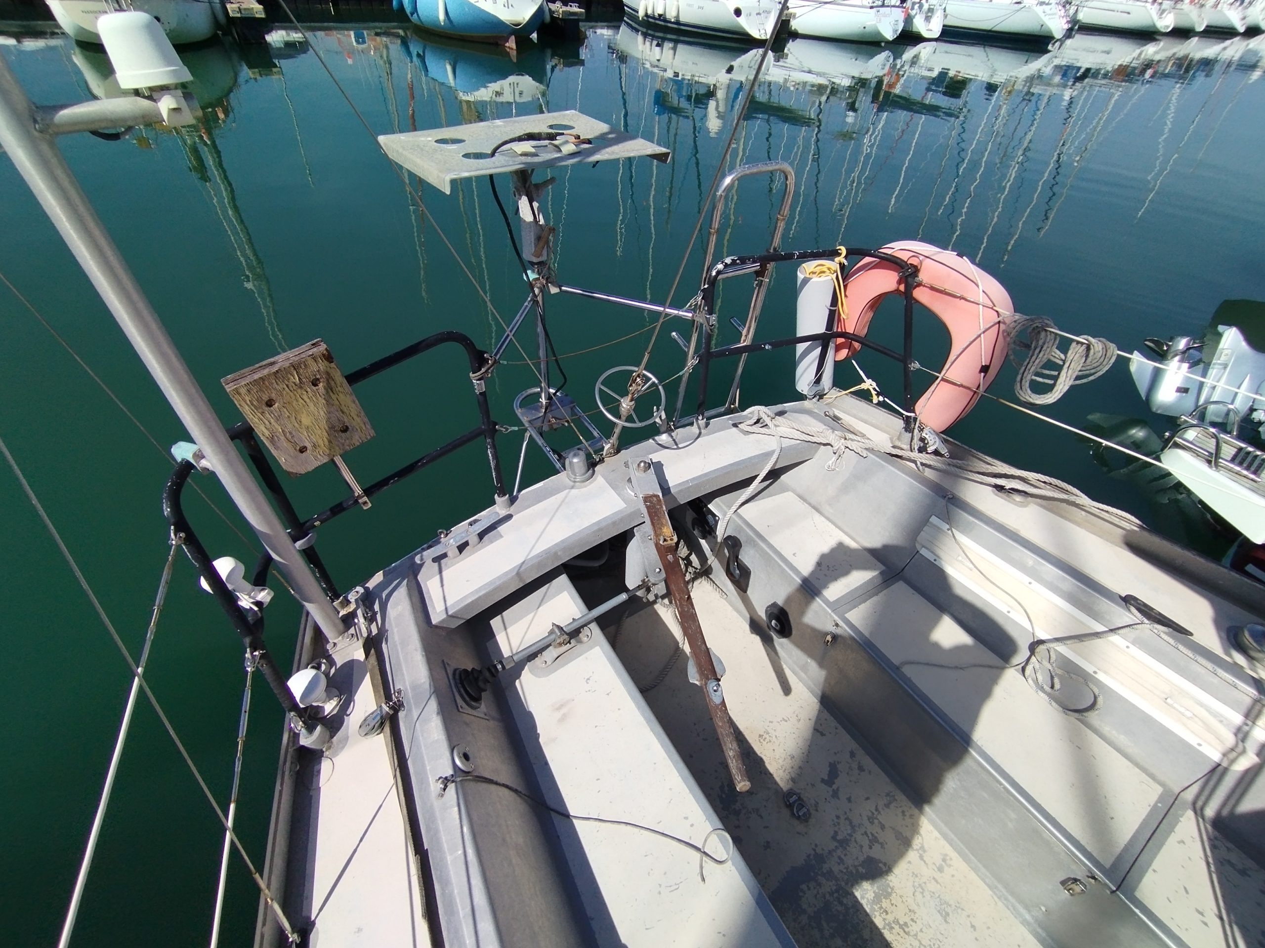Brise de mer 28 voilier aluminium occasion Albatre Plaisance Normandie 18