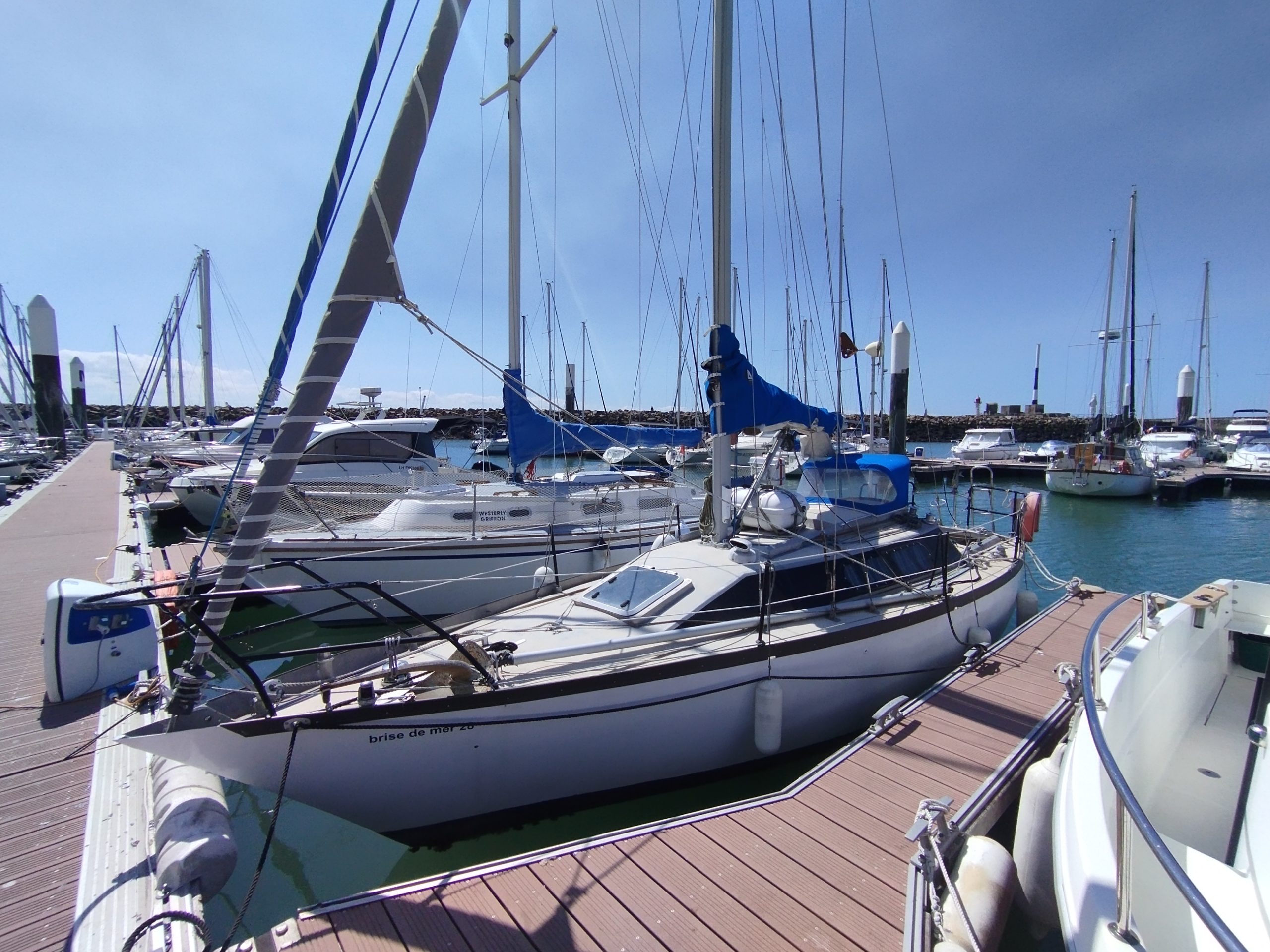Brise de mer 28 voilier aluminium occasion Albatre Plaisance Normandie 2