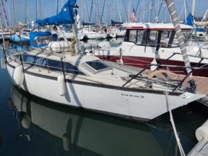 Brise de mer 28 voilier aluminium occasion Albatre Plaisance Normandie 26