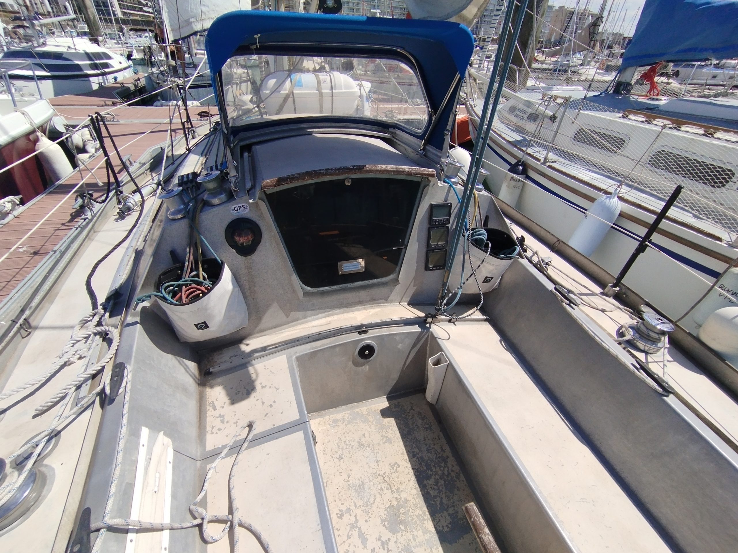 Brise de mer 28 voilier aluminium occasion Albatre Plaisance Normandie 3