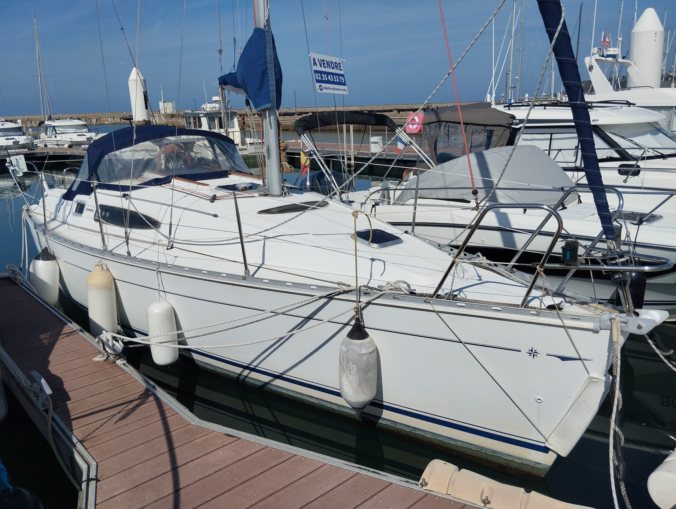 Sun Odyssey 29.2 voilier occasion Albatre Plaisance Normandie 100